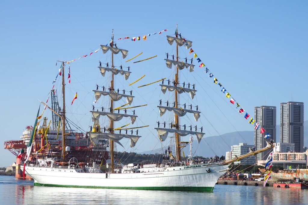 Cuauhtémoc, das Schulschiff der mexikanischen Marine